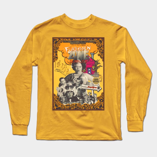 FORBIDDEN ZONE Japanese Poster 1980 Long Sleeve T-Shirt by Pop Fan Shop